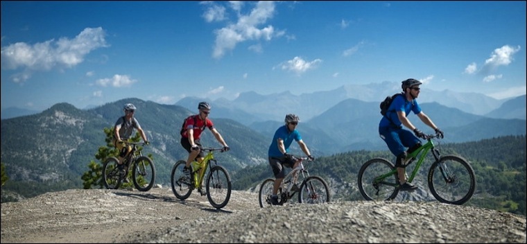 Le territoire de Provence Alpes le plus grand domaine VTT de France