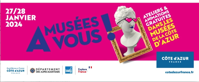 À Musées Vous 2024, Animations et Ateliers gratuits dans 19 Musées de la Côte d'Azur