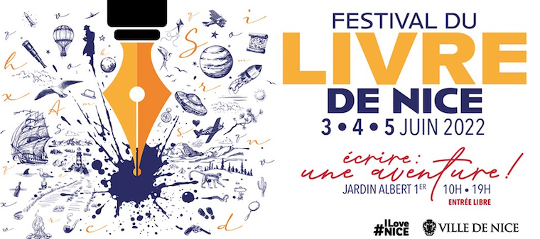 Festival du Livre de Nice 2022 - Écrire, une aventure