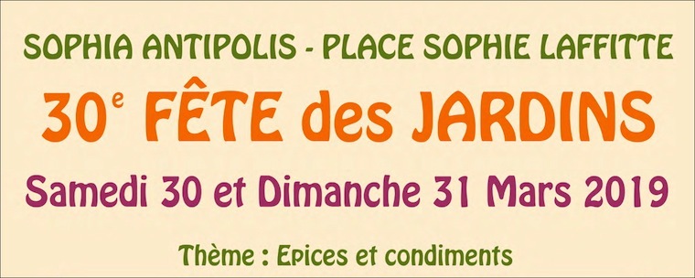 Fête des Jardins de Sophia Antipolis 2019 Épices et condiments
