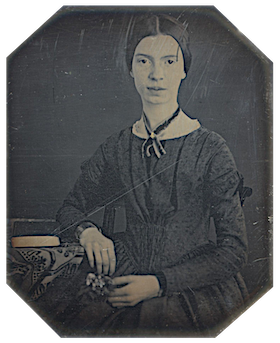 Black white photograph of Emily Dickinson2