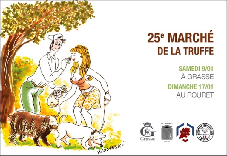 Le Marché de la Truffe 2021 à La Bastide Saint Antoine à Grasse et au Rouret