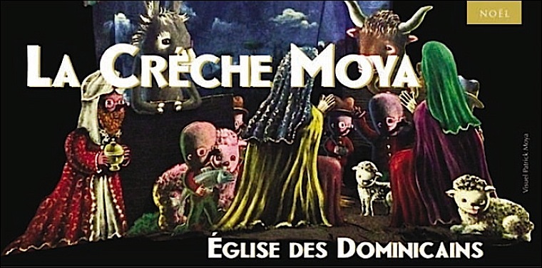 Nice La Crèche de Noël de Moya à l'Église des Dominicains