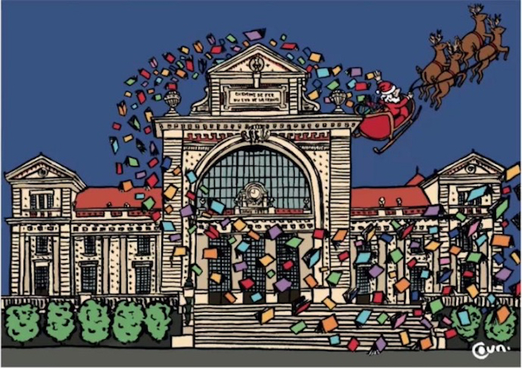 Marché littéraire de Noël - Mercat Leterati de Calèna 2023 à la Gare du Sud
