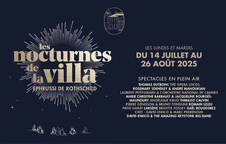 La Villa Ephrussi de Rothschild présente Les Nocturnes de la Villa 2025