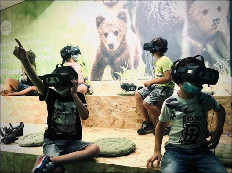 Nice Exposition interactive Wild Immersion au Parc Phoenix