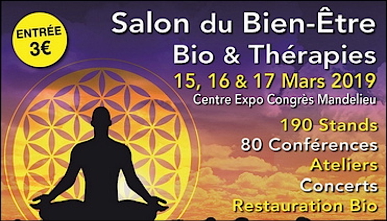 Salon du Bien-être, Bio & Thérapies 2020 au Centre Expo de Mandelieu
