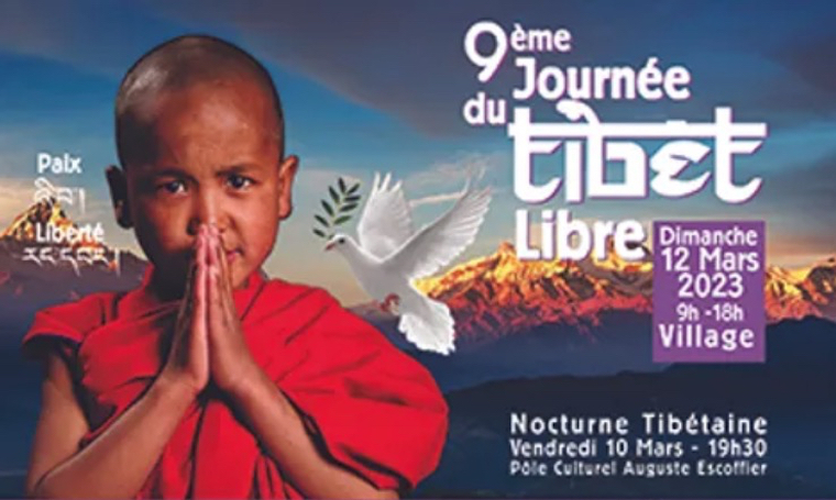 Journée du Tibet Libre 2023 à Villeneuve-Loubet