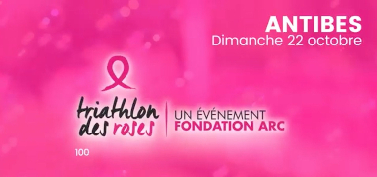 Antibes, Le Triathlon des Roses avec l’ARC pour la Recherche sur les Cancers du Sein