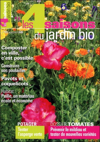 Les 4 Saisons du jardin bio::couverture mars 2009 4saisons-bio
