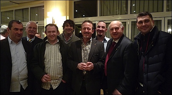 APCIG Nice Côte d’Azur avec les chefs de la Riviera pour la présentation de l'annuaire 2011::Patrick Raingeard, Gui Gedda, Ludovic Puzenat, Davide Dalmasso, Stéphane Raimbault, Alexandre Lamand, Jean-Pierre Rous, Sébastien Giannini apci-annuaire-2011-lg2