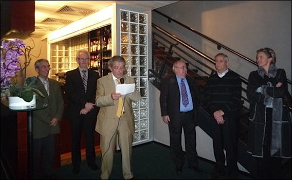 École hôtelière de Nice Galette des Rois 2011 au Lycée Paul Augier::de g. à dr. M. Jean-Paul Gravelle, chef des travaux hôtellerie, M. Francis Kolb, Proviseur, M. Robert Delpiano, président de l'A.E.A.E.H.T.N., M. Robert Candat, vice-président, M. Nino D'Inca, membre du Conseil d'administration, Mme Margareth Cadez, présidente de l'A.P.E. (Association Parents d'Elèves). galette-rois-augier-lg1