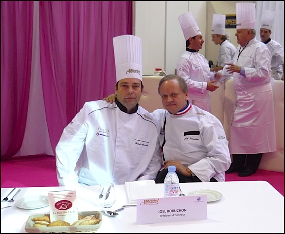 Neptune d'Or 2010 à Agecotel Nice::Francis Scordel, président du jury et Joël Robuchon, président d'honneur neptune-dor-lg1