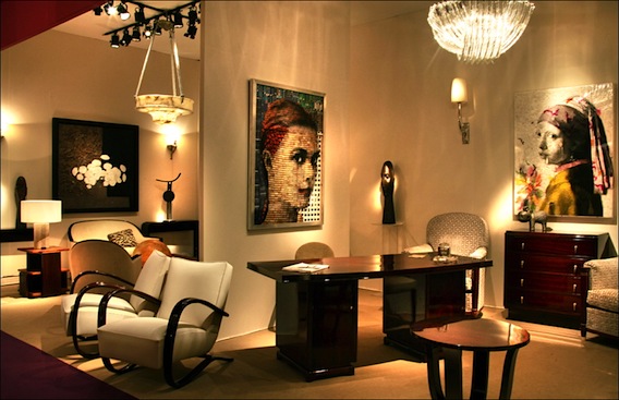 Antibes Salon d'Antiquités, d'Art Moderne et Contemporain 2015, retour sur le Pré des Pêcheurs::Stand Richard Duflot Salon d'Antibes 2014. antibes-art-fair-2015-lg1