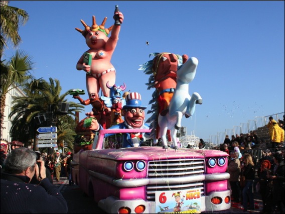 Carnaval de Nice 2013 Roi des 5 continents::L'Amérique vue par Kristian carnaval-nice-2013-kristian