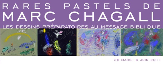MUSÉE CHAGALL NICE PASTELS de Marc Chagal Dessins préparatoires au message biblique::Exposition RARES PASTELS de Marc Chagal chagall-pastels