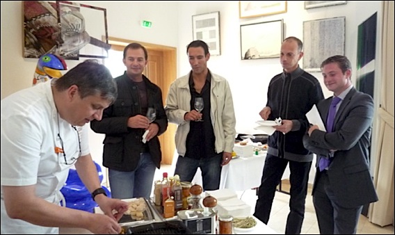 Le Delas Côte d’Azur invite les chefs au Domaine de Toasc::Patrick Gauthier en démonstration à l'Atelier Tepanyaki delas-toasc-lg4