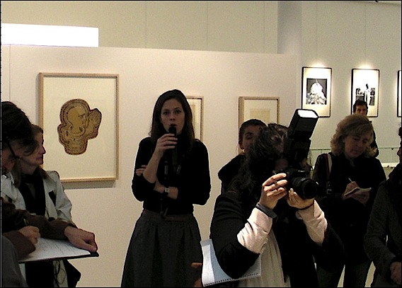 Menton Le Musée Jean Cocteau Collection Séverin Wunderman::Célia Bernasconi, conservateur du Musée Jean Cocteau - Collection Séverin Wunderman, présente l'exposition à la presse. musee-cocteau-lg1