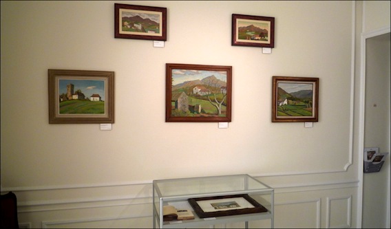 La collection Ramiro Arrue au musée Villa Les Camélias à Cap d'Ail::paysages de la campagne basque. villa-camelias-lg4