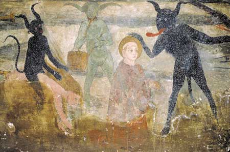 fresques de la chapelle saint sebastien