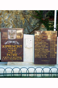 Monument aux Morts de Aspremont