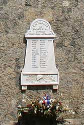 Monument aux Morts de Roubion